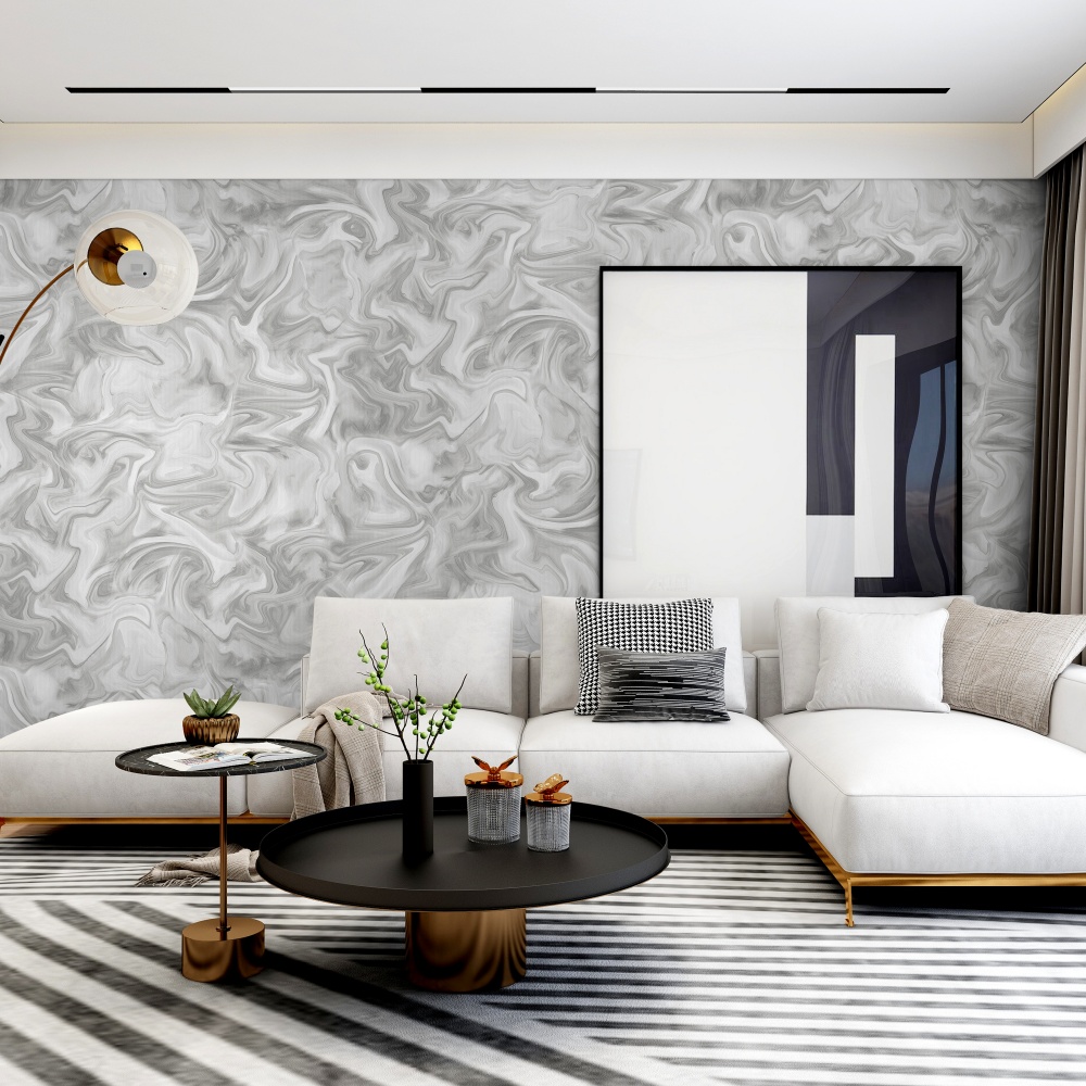 Moderne PVC tapete K0224
